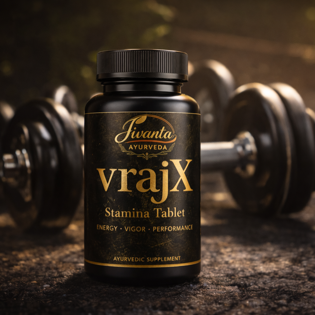 VrajX – Ayurvedic Vitality & Stamina Support Tablets