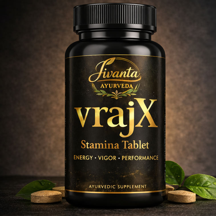 VrajX – Ayurvedic Vitality & Stamina Support Tablets