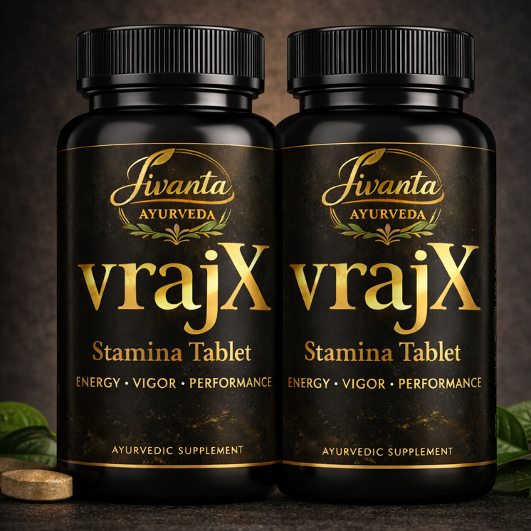 VrajX – Ayurvedic Vitality & Stamina Support Tablets